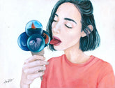Sea Bubble Ice Cream - Brigitte Bregagna / Print